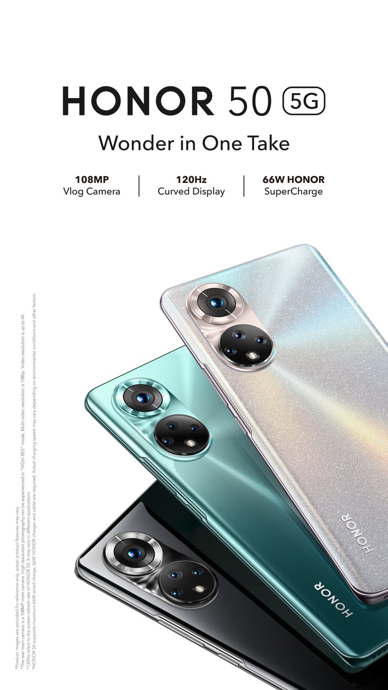 HONOR 50 – navdušil te bo za vloganje