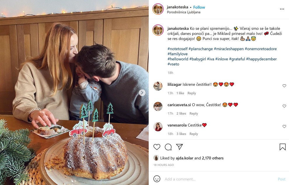 Naša stilistka in nekdanja manekenka Jana Koteska je v noči na ponedeljek drugič postala mamica. Malemu Vranu se je tako …