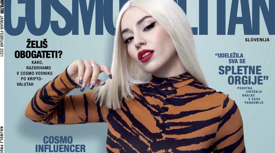 Zunaj je novi Cosmo, in tokrat smo ga v celoti posvetili prednostim in slabostim spleta (saj vemo zakaj, ne?) (foto: Cosmopolitan Slovenija)