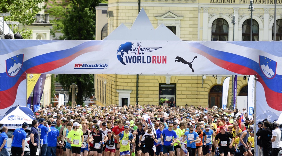 Wings for Life World Run: uradni tek se 8. maja vrača v Ljubljano (foto: Bor Dobrin)