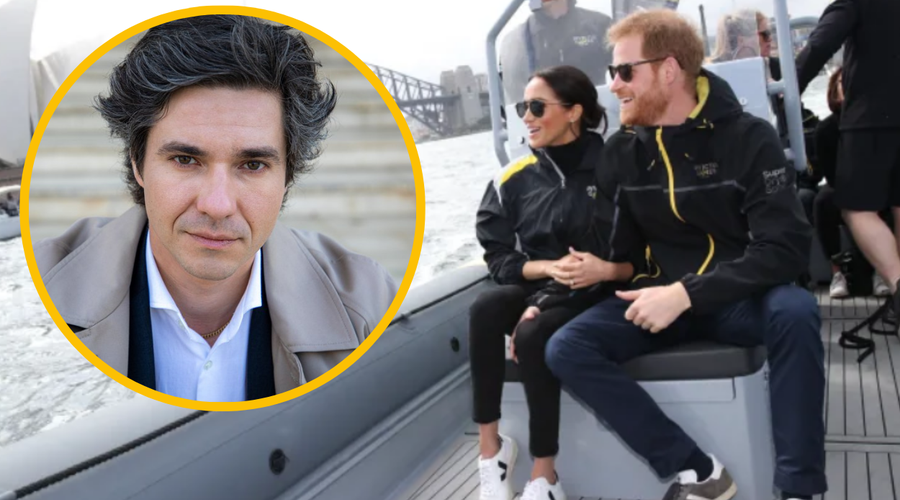 Hudo! Luka Mesec redno nosi TA luksuzni modni kos, ki ga ima v svoji omari tudi Meghan Markle (foto: Profimedia/LukaMesec/Fotomontaža)