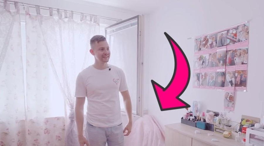 Izvedele smo, kaj sta Hajdi in Anže v videu stanovanja SKRIVALA pod brisačami. TO sta razkrila (foto: Printscreen Joongla Youtube)