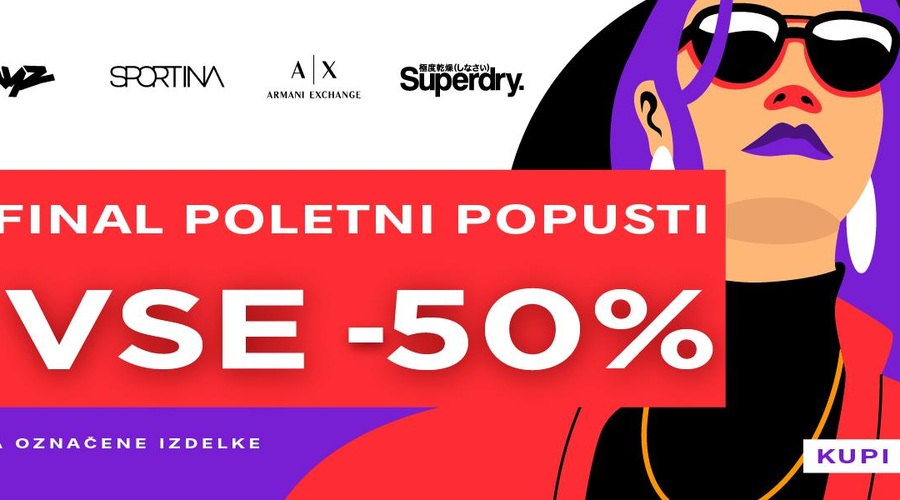 Finalni poletni popusti v Sportini so vse, kar potrebuješ za modni zaključek poletja (in privlačen začetek jeseni) (foto: Sportina)