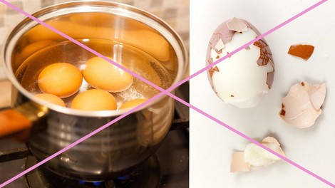Kuharski mojstri razkrivajo: "Jajc NIKAR ne kuhaj v vodi, ampak TAKO" (veliko lažje se jih olupi)