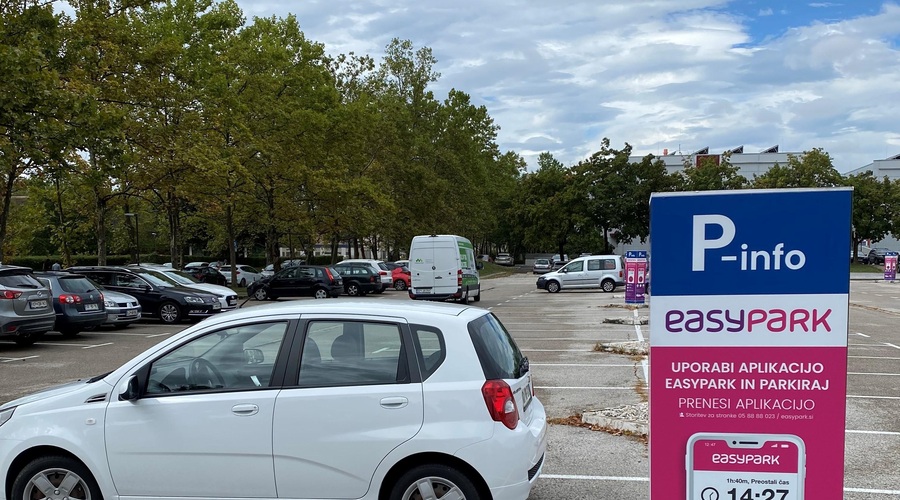 Prvo parkirišče z EasyParkovim CameraParkom v Ljubljani (foto: EasyPark)
