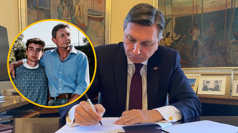 Borut Pahor pojasnil, zakaj je javnosti izdal sinovo skrivnost