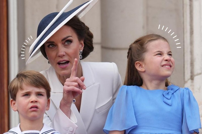 Hahaha! Princesa Charlotte SREDI maše nepričakovano ukradla pozornost na najbolj KJUT način (foto: Profimedia)