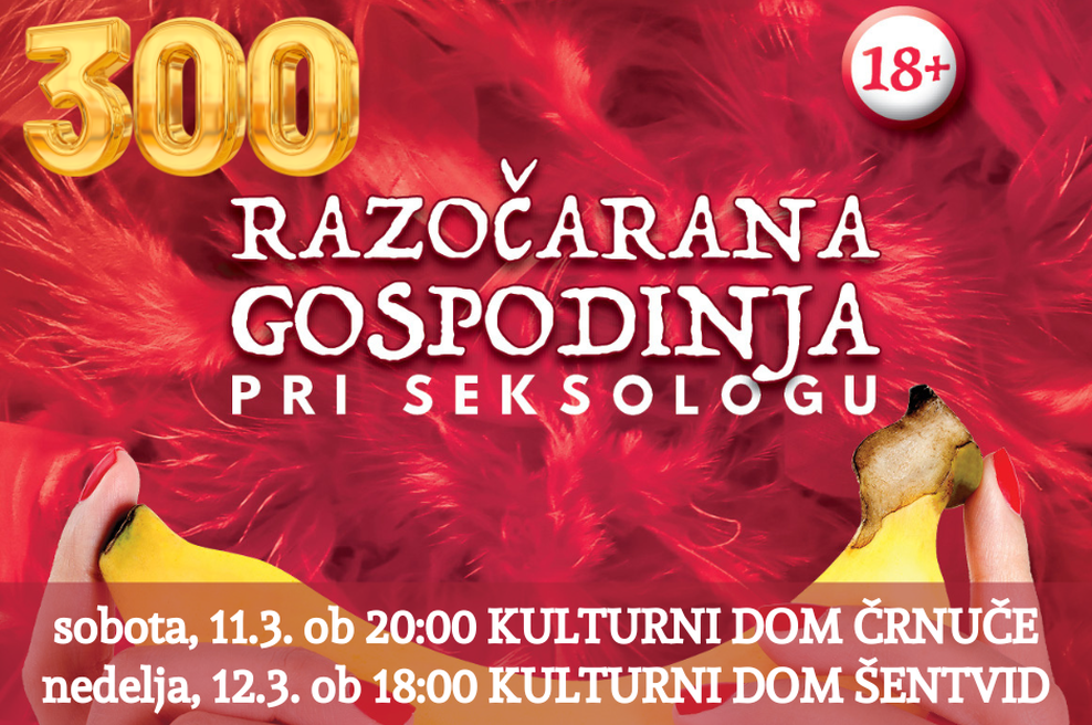 300. ponovitev hiperseksualne duokomedije v Ljubljani! (foto: promocijska fotografija)