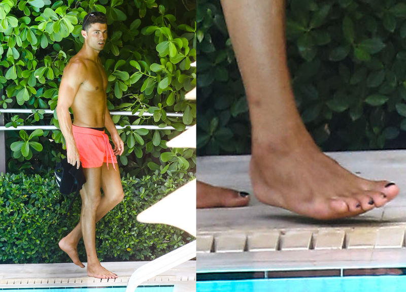 TO je povsem nenavaden razlog, zakaj si Cristiano Ronaldo LAKIRA nohte na nogah (si se tudi ti spraševala?)