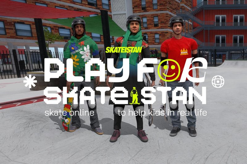 #PLAYFORSKATEISTAN – gamerska skupnost igra, donira in ustvarja za ogrožene otroke (foto: promocijska fotografija)