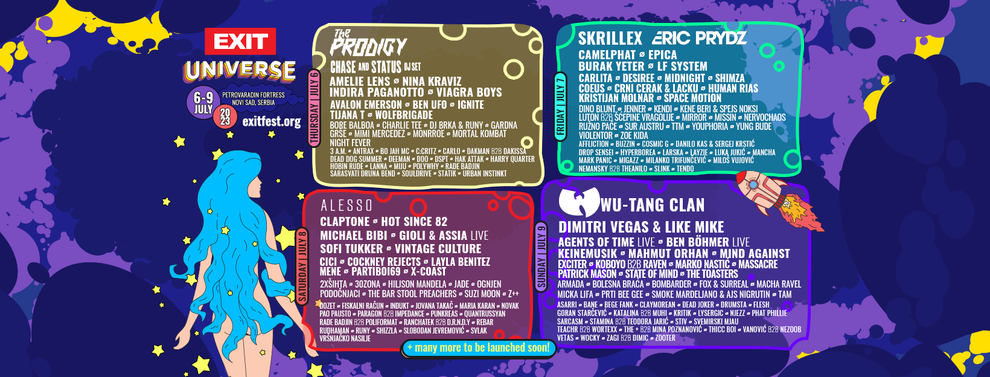 4. Exit Festival: 6.–9. 7. 2023 (Novi Sad, Srbija) Si vedela, da je bil Exit že večkrat nagrajen in priznan …