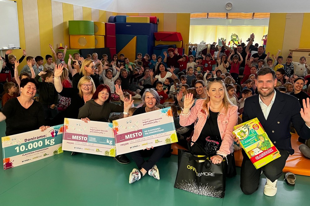 Solidarnost ne pozna starostnih omejitev: otroci v dveh mesecih zbrali več kot deset ton plastike za dober namen (foto: promocijska fotografija)