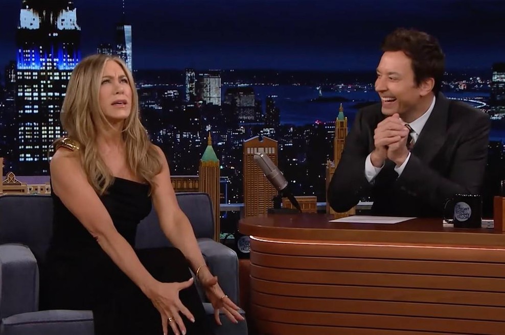 FOTO: Si vedela, da je priljubljeni Jimmy Fallon očka dveh hčerk? (res noro lepa družinica) (foto: Profimedia)