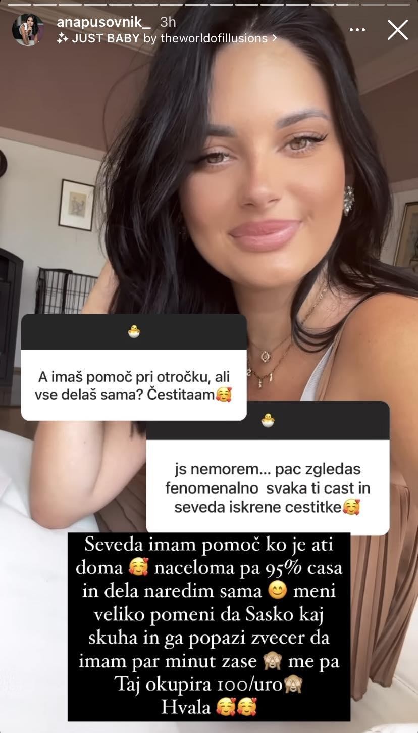 Ena od sledilk je resničnostni zvezdnici napisala, da je videti fenomenalno. Mi lahko slednje zgolj potrdimo z "jaaa, res je".