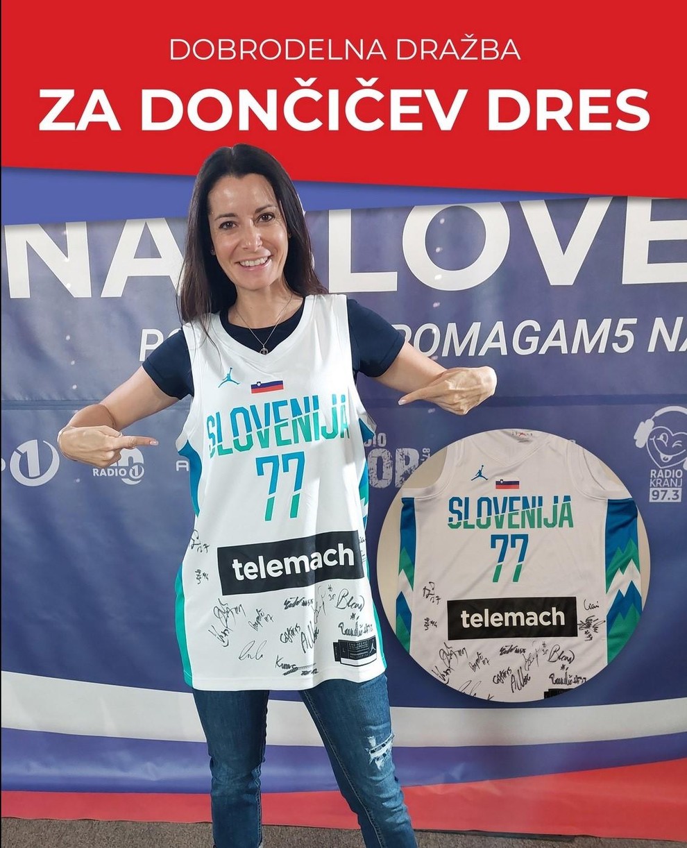 Uoooou! Dobrodelna licitacija za dres Luke Dončića, ki je potekala na Radiu 1 od preteklega tedna, ko je ekipa odvodila …