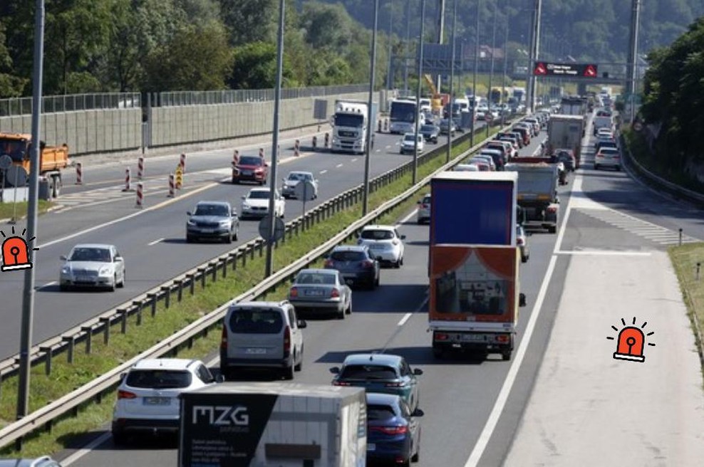 Ne pozabi - danes je prvi šolski dan. Nam grozi prometni kolaps v Ljubljani? (foto: Borut Živulović/Bobo)