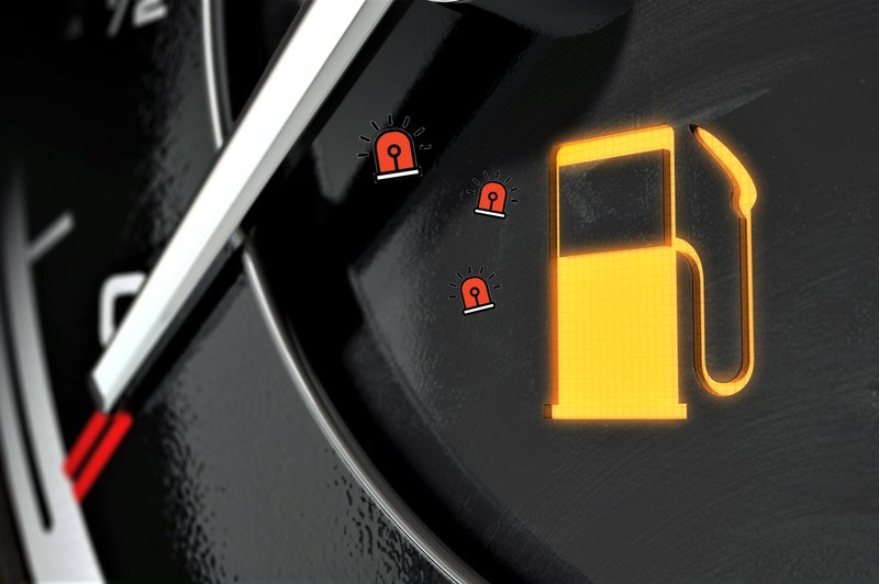 Koliko kilometrov se lahko še v resnici pelješ, ko zasveti lučka za gorivo? (foto: Profimedia, Obdelava: Cosmo uredništvo)