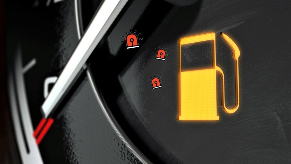 Koliko kilometrov se lahko še v resnici pelješ, ko zasveti lučka za gorivo? (foto: Profimedia, Obdelava: Cosmo uredništvo)