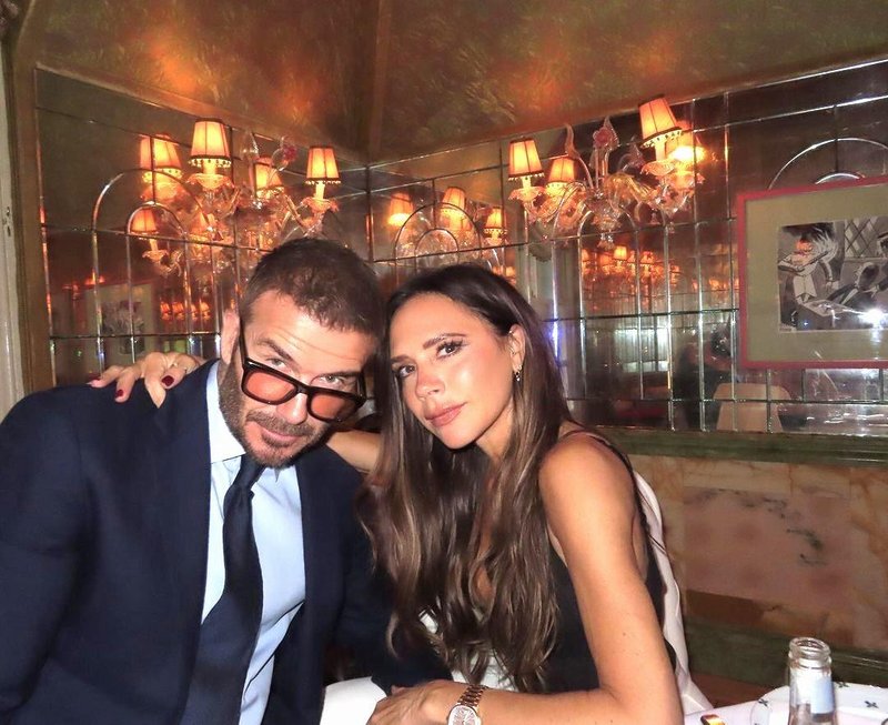 Hahahahaha! David Beckham objavil fotko njunega intimnega večera, Victoria pa ... (foto: Profimedia)