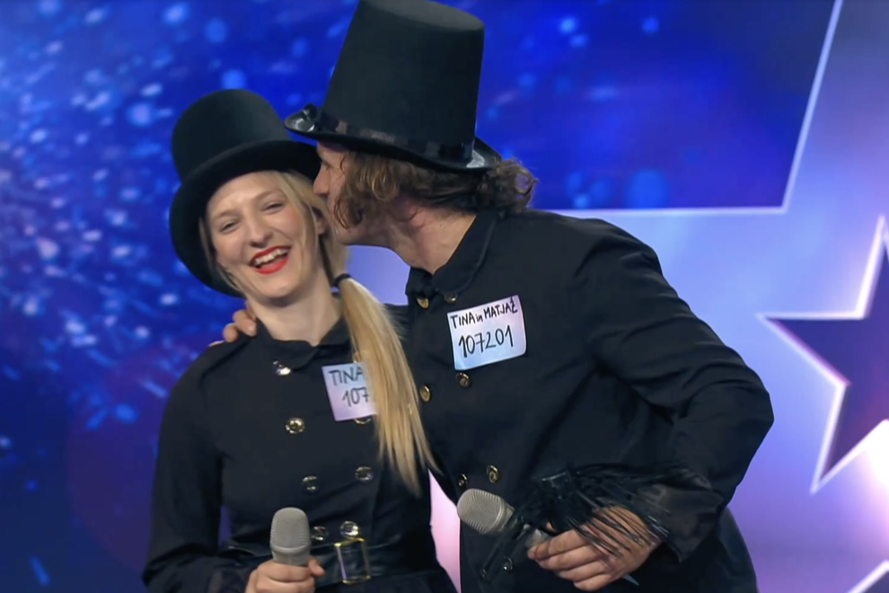 Slovenija ima talent: To je zgodba za nastopom simpatičnega para Tine in Matjaža (FOTO)