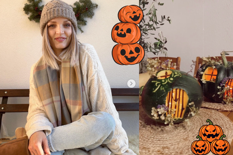 Last minute ideja: Tako ustvariš naaajlepšo halloween bučo (po navdihu Jane Koteske) (foto: Instagram/Jana Koteska)