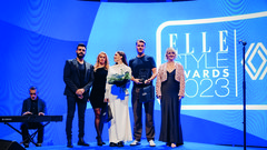 Prejemnik nagrade Elle dekor Studio Brajak Vitberg ter predstavnik in predstavnica znamke L'Oreal Professionnel, Antonio Brtan, 
Sales Manager za regijo Adria-Balkan, in Sanelo Mujič, vodjo prodaje in marketinga divizije profesionalne nege las, ter redaktorica in lektorica revije Elle Mojca Zemljak.