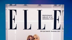 Umetnica ličenja Romina Regvat in Ajda Gregorc.