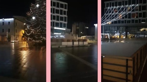 VIDEO: Slovensko mesto za novo leto dobesedno mesto duhov (vemo, kaj je šlo narobe)