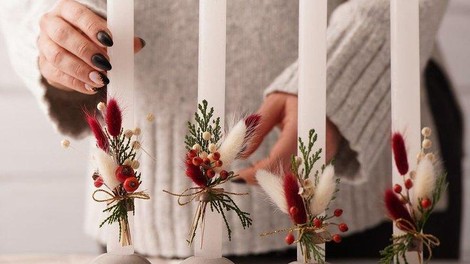 Ne veš, kaj z napol pogorelimi adventnimi svečkami? Naredi TO! (super luštna ideja)