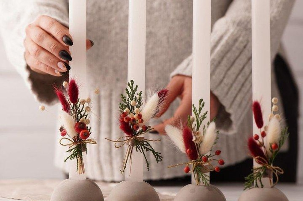 Ne veš, kaj z napol pogorelimi adventnimi svečkami? Naredi TO! (super luštna ideja) (foto: Lipar Design Matic Lipar)