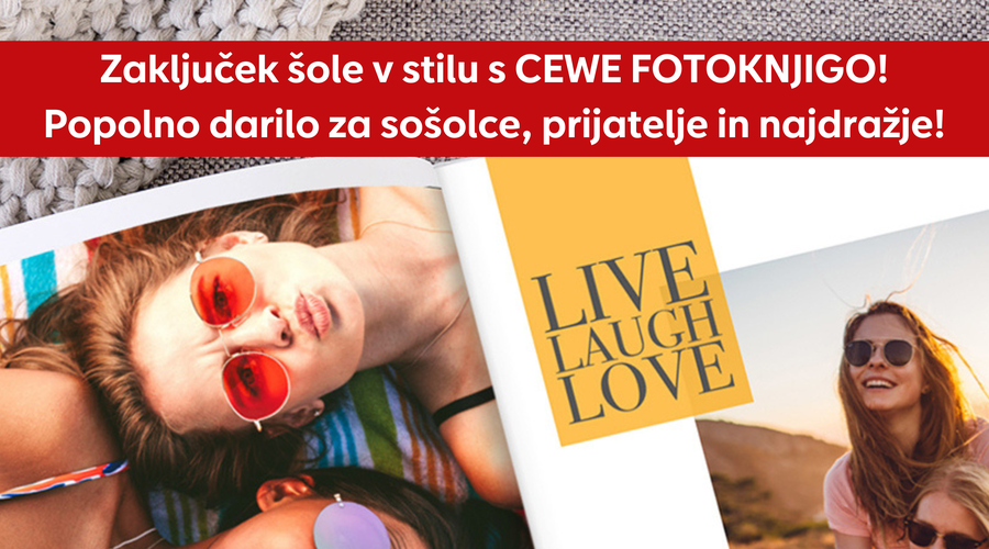 CEWE FOTOKNJIGA - popolno darilo za prijatelje, sošolce ali družino (foto: Promocijsko gradivo)