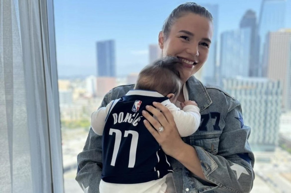 Dončićeva Anamaria le razkrila, kje preživljajo prve poletne dni: majhne Gabriele sploh ne bi prepoznali, tako je že zrastla (FOTO) (foto: Instagram/Luka Dončić)