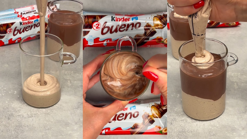 Recept za okusen domači Kinder Bueno (zelo preprosta priprava in manj sladkorja) (foto: Posnetek zaslona / Instagram / @vitfitbyana)