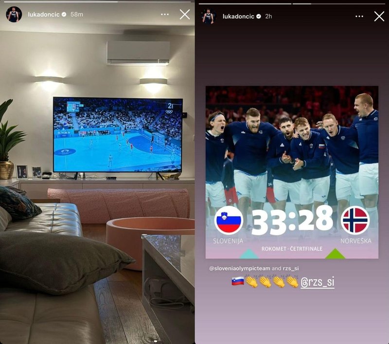 Luka Dončić navijač rokomet olimpijske igre
