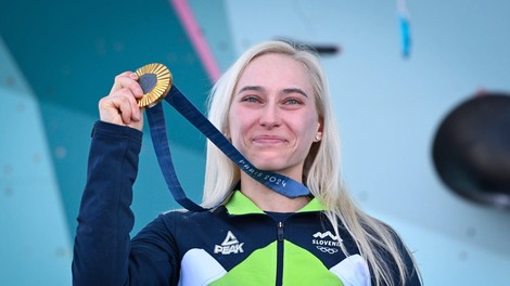 Janja Garnbret olimpijske igre zlata olimpijska medalja