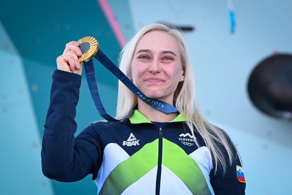 Janja Garnbret olimpijske igre zlata olimpijska medalja