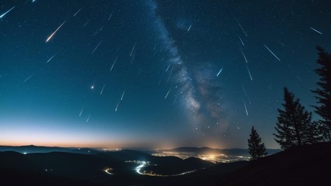 Danes in jutri bo viden meteorski dež: Kdaj se ga bo videlo najboljše? 💫