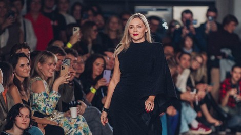 Katarina Čas na zadnjem dnevu Ljubljanskega tedna mode vse pustila odprtih ust! 😍 (FOTO)