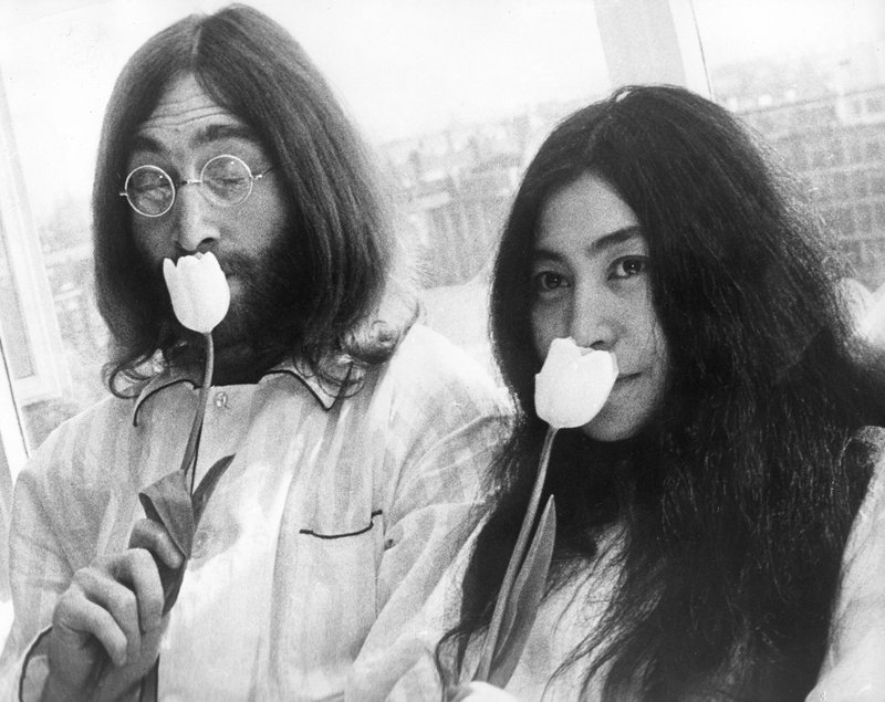 John Lennon in Yoko Ono