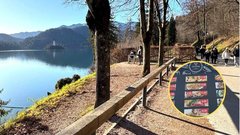 Bled Blejsko jezero sprehod