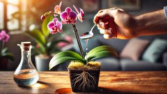 orhideja, zalivanje