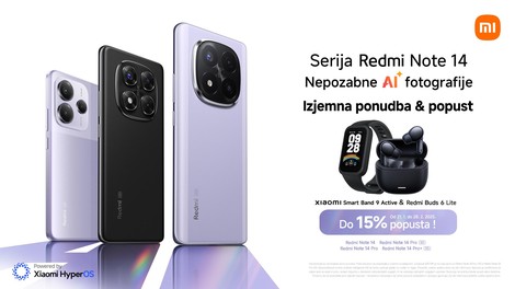 Xiaomi predstavlja serijo Redmi Note 14: Profesionalna fotografija in vzdržljivost sta glavni značilnosti nove serije