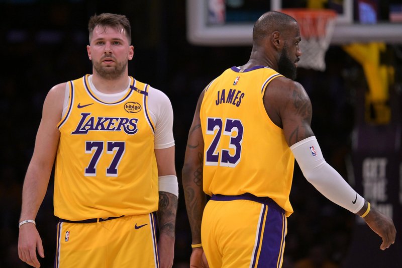 LeBron James Luka Dončić Los Angeles Lakers