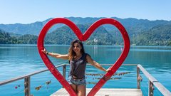 Bled Blejsko jezero turistka
