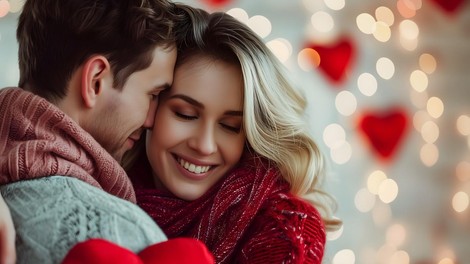 Če boš za valentinovo pripravila ZMENEK po njegovem okusu, boš dobila veliko OBJEMOV (za vse bo kriv pravi izbor filmov in pice!)