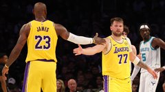 Lebron James Luka Dončić Lakers Los Angeles