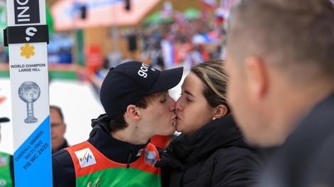 Domen Prevc punca Špela Ravnik Planica