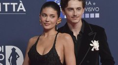Kylie Jenner in Timothée Chalamet