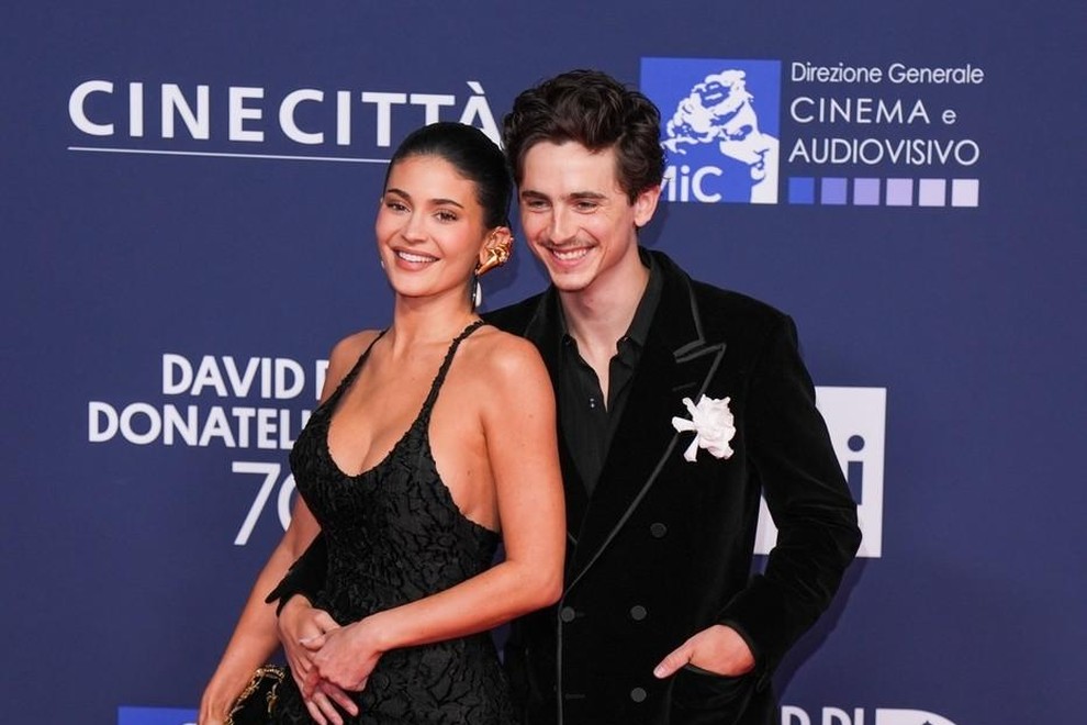 Kylie Jenner in Timothée Chalamet