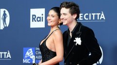 Kylie Jenner in Timothée Chalamet